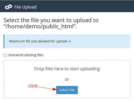 Click để upload file